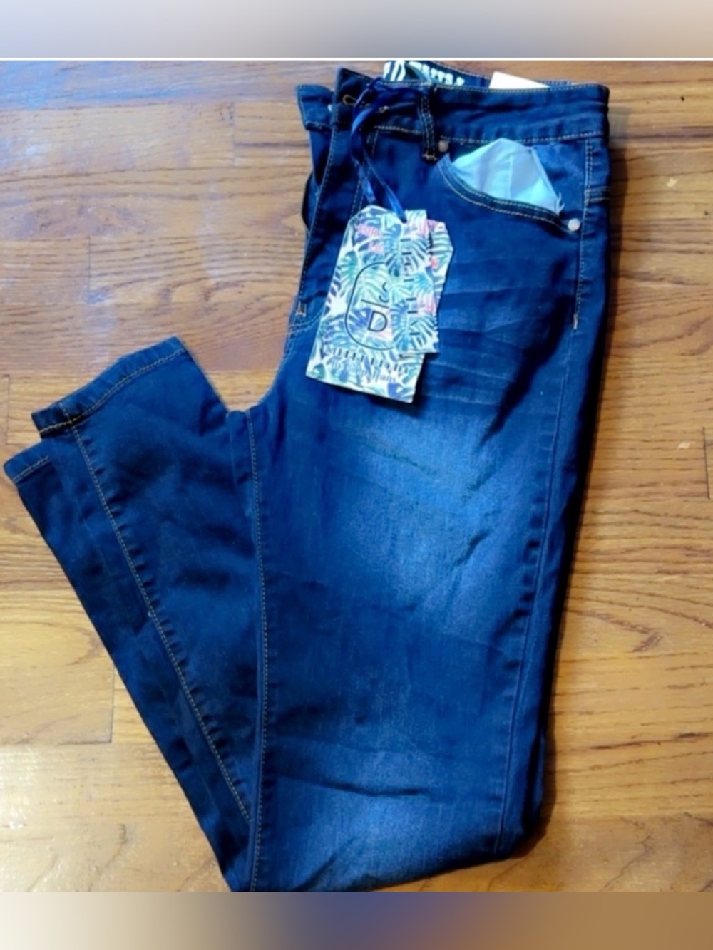 VIP Women's Navy Skinny Jeans